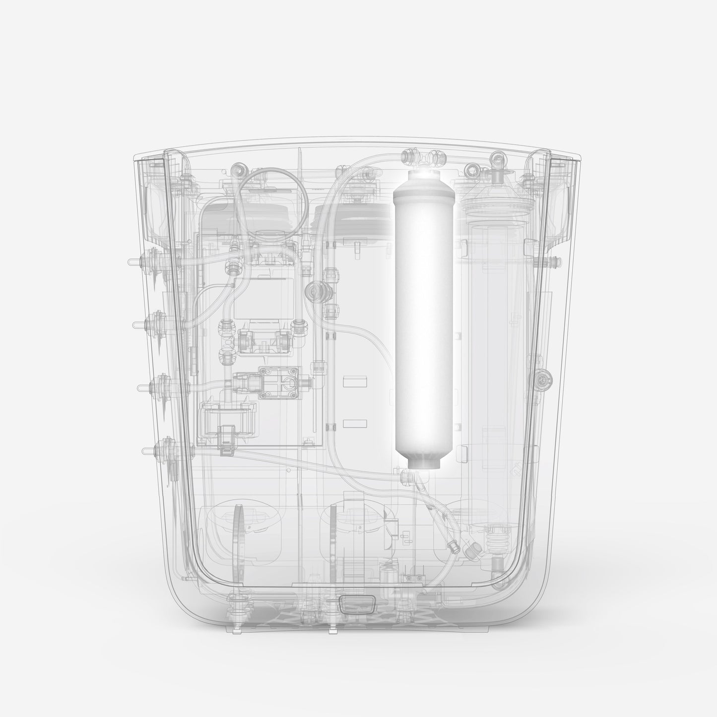 Activated Carbon Post-filter - Inside View