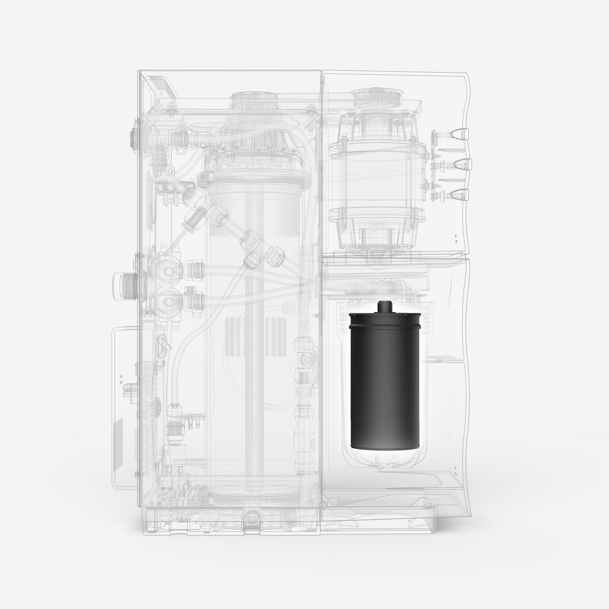 Carbon Filter Granulated - Inside View